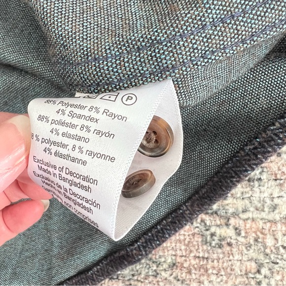 Jachs Outdoor Button Up Shirt Jacket XL Corduroy Cozy Fleece Blue - Picture 14 of 15